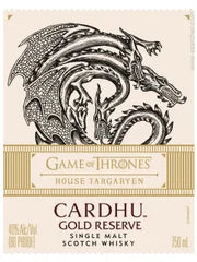 Cardhu Game of Thrones 'House Targaryen' Gold Reserve Single Malt Scotch Whisky - 750ML