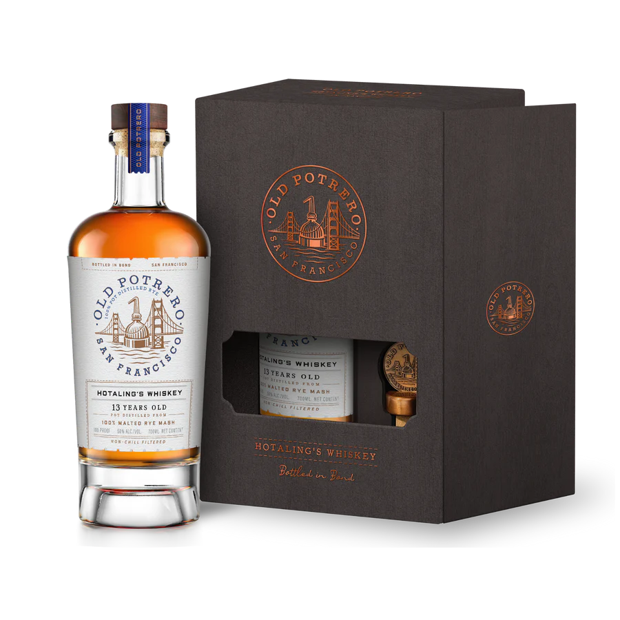 Old Potrero Hotaling's Bottle in Bond 13Years Straight Rye Whiskey, San Francisco, USA 700 ML