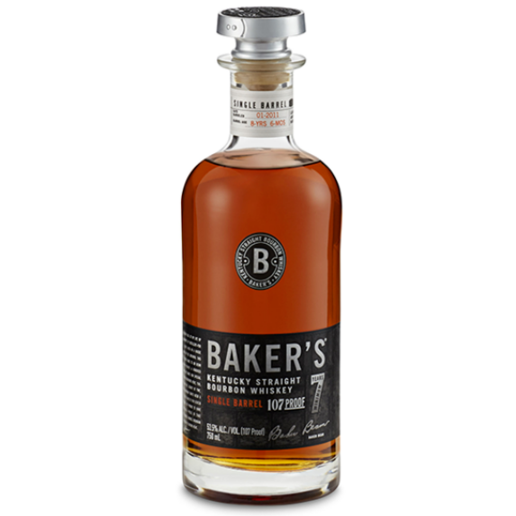 Baker's 7 Year Old Single Barrel Kentucky Straight Bourbon Whiskey 107 Proof - 750ML