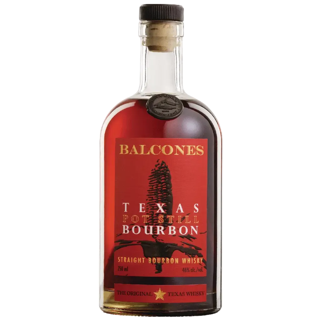 Balcones Texas Pot Still Bourbon 750ml bottle – Texas straight bourbon whiskey in glass bottle