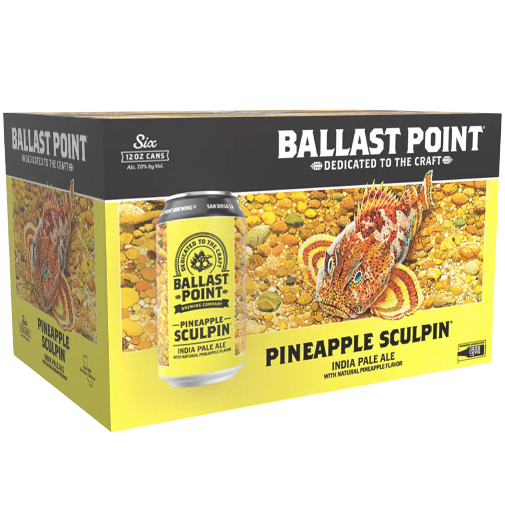 Buy Ballast Point Pineapple Sculpin IPA 6-Pack - Holiday House Liquor
