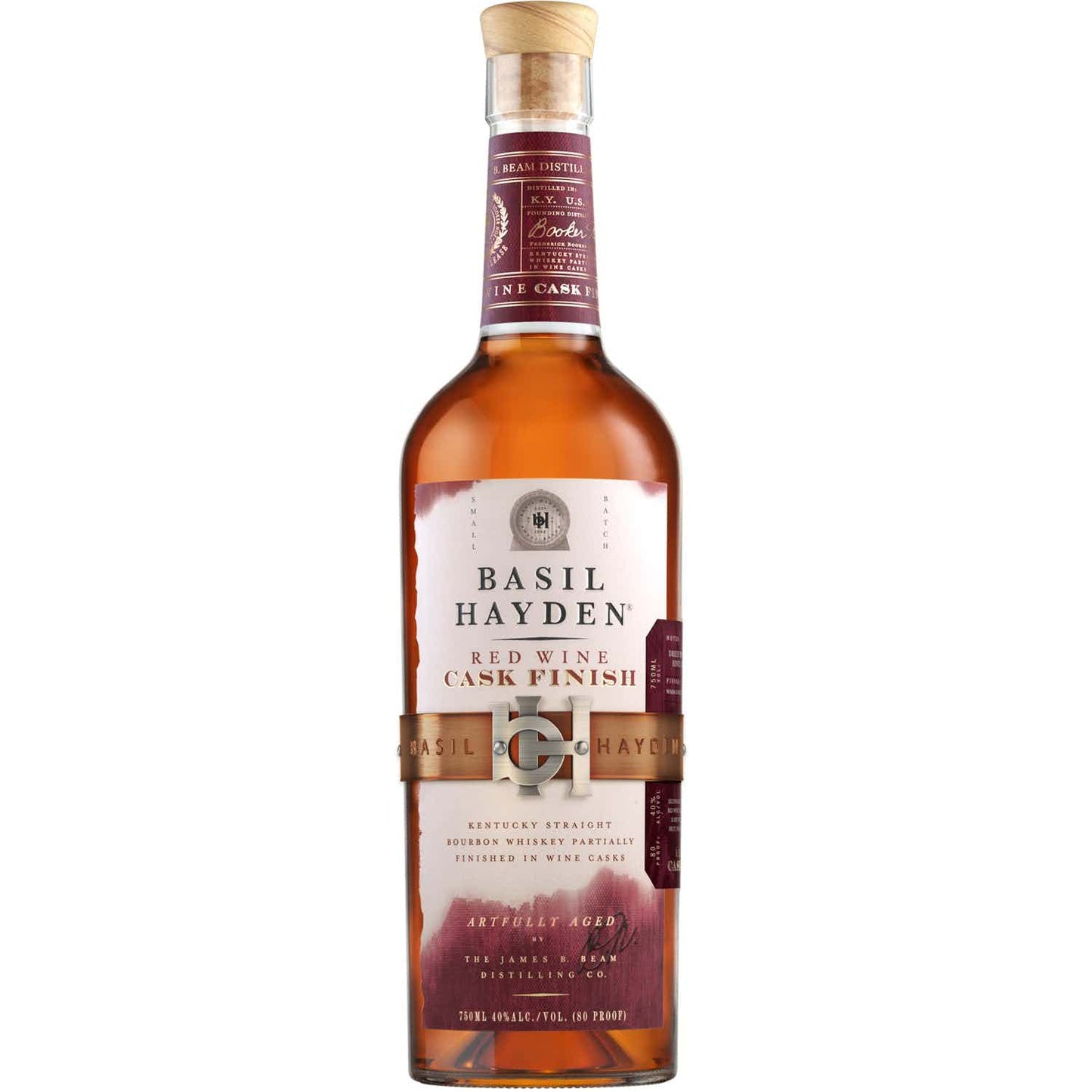 Basil Hayden Straight Bourbon Red Wine Cask Finish - 750ML