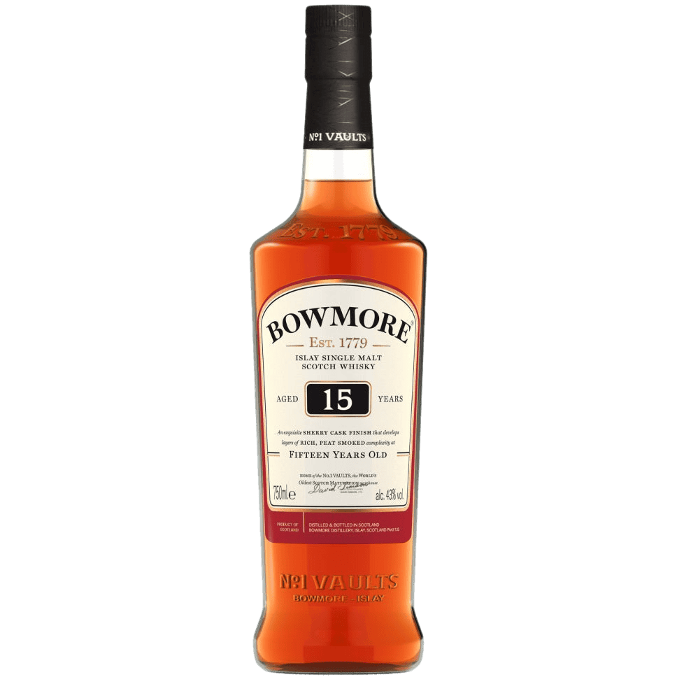 Bowmore 15 Year Old Sherry Cask Islay Single Malt Scotch Whisky - 750ML