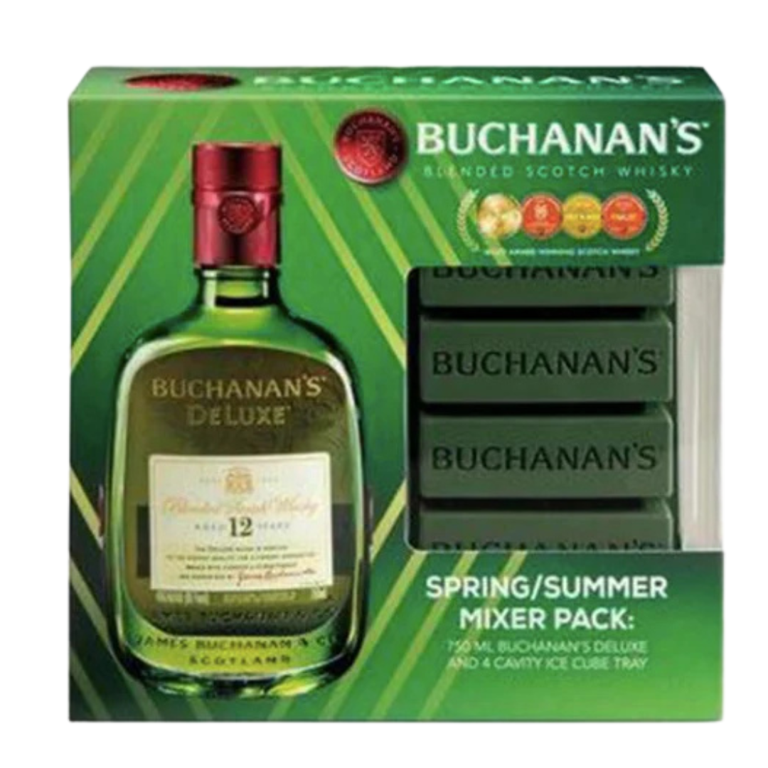 Buchanan's 12 Year Blended Scotch Whisky Gift Set w/ Ice Mold