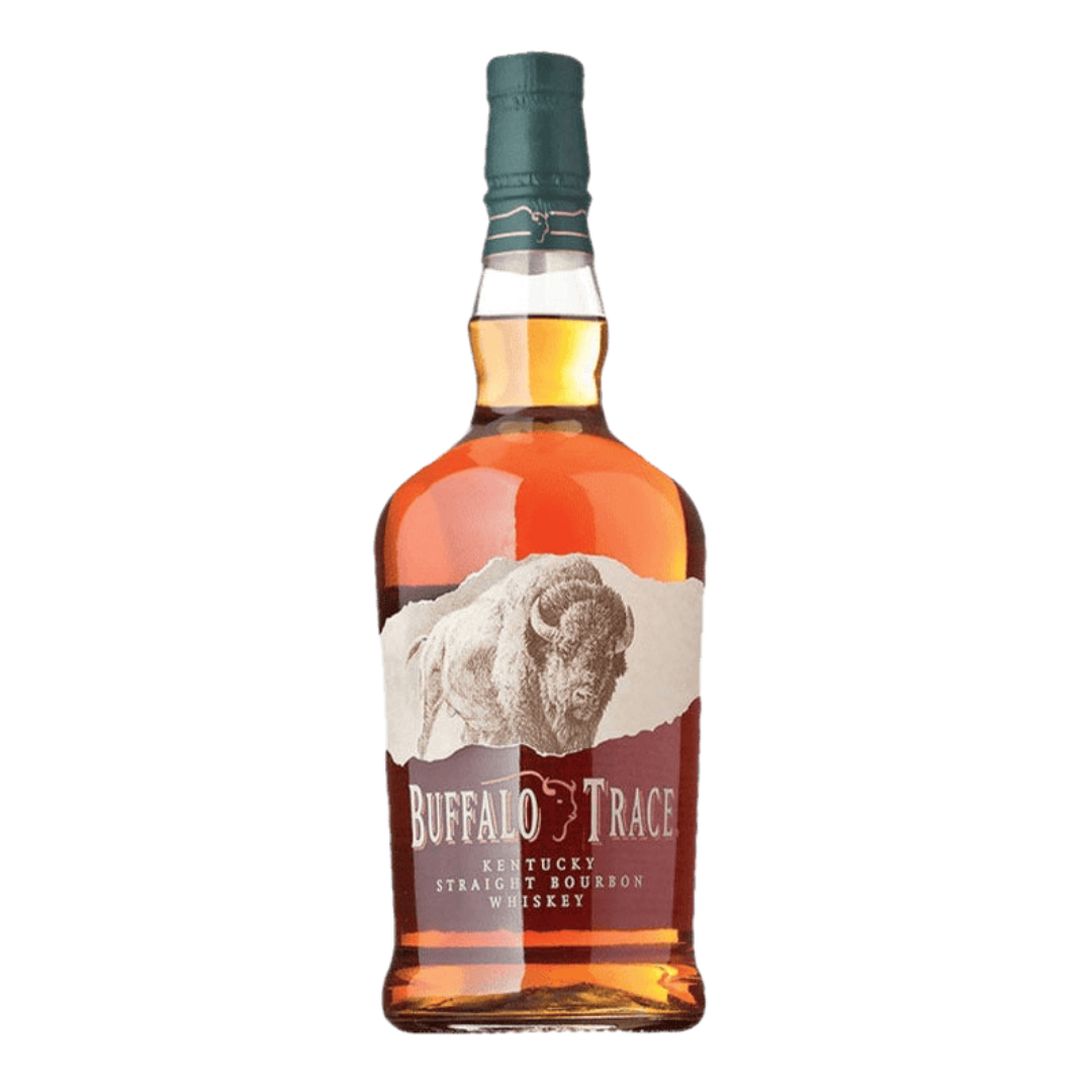 Bottle of Buffalo Trace bourbon whiskey Holiday House Liquor