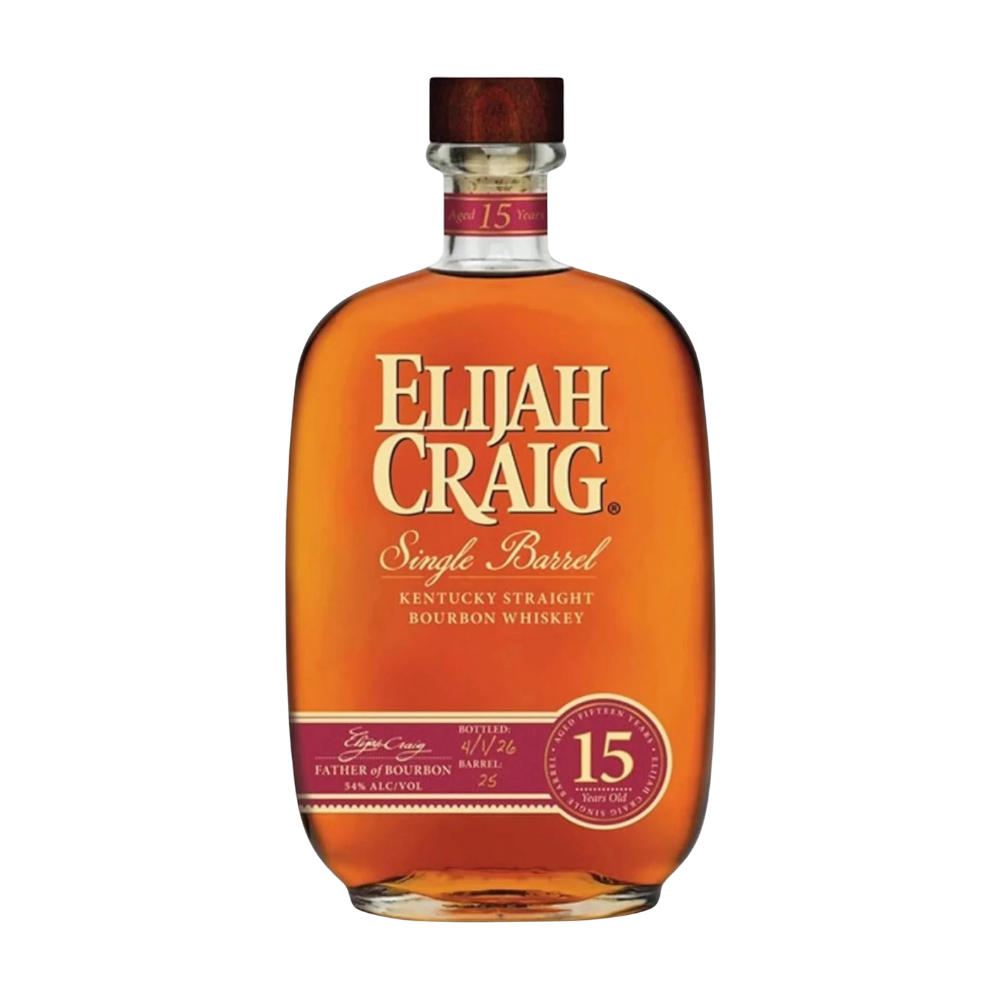 Buy Elijah Craig 15 Year Old Single Barrel Bourbon Whiskey (750mL) - Holiday House Liquor