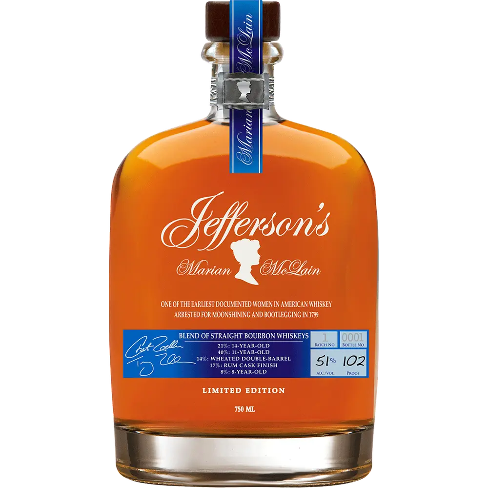 Jefffrson's Marian McLain Blend of Straight Bourbon Whiskey - 750ML