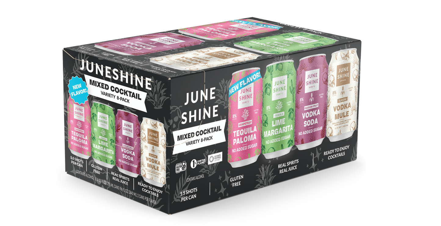 Juneshine Spirits Variety 8-Pack