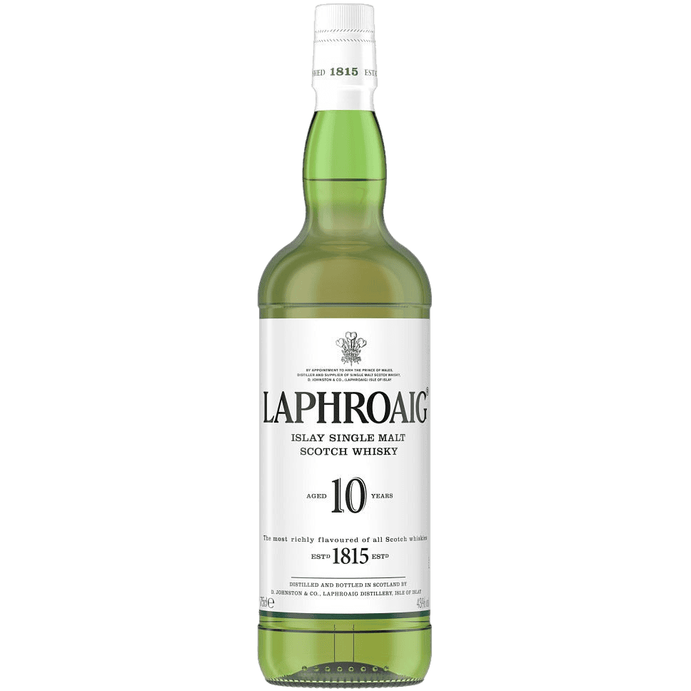 Laphroaig 10 Year Old Islay Single Malt Scotch Whisky - 750ML