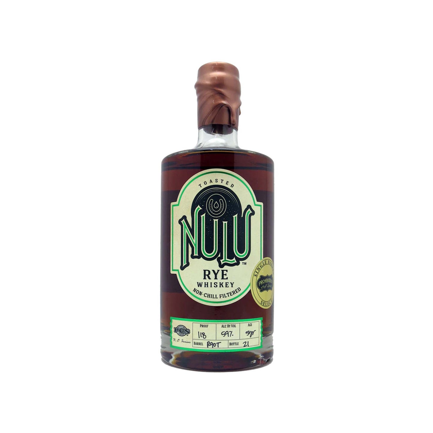 Nulu Single Barrel Toasted Rye - 750ML