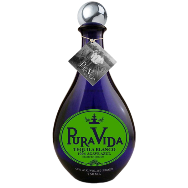 Pura Vida Tequila Silver Tequila 100% de Agave - 750ML