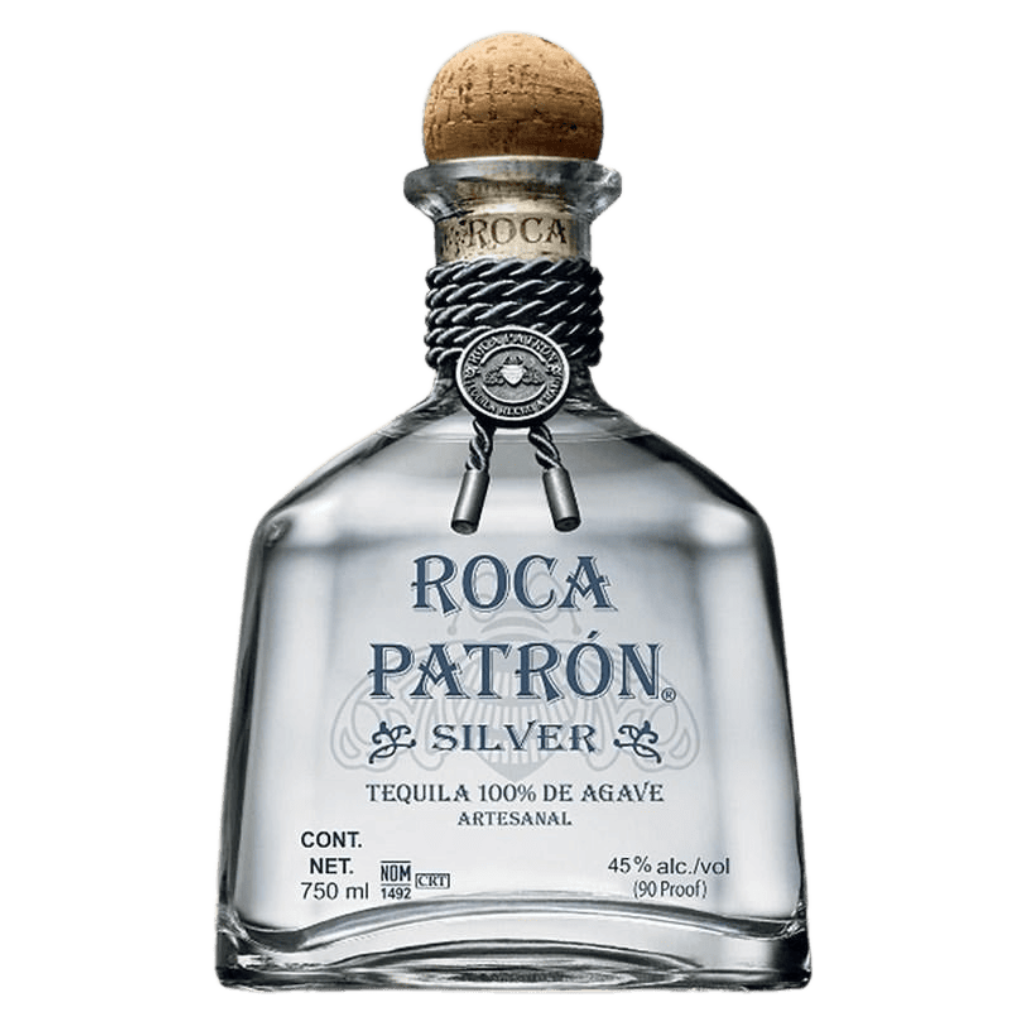 Roca Patrón Silver Tequila 750ML bottle made with traditional Tahona stone crushed agave