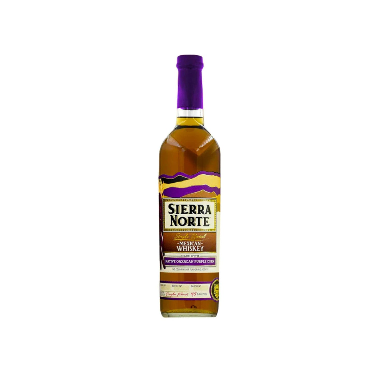 Sierra Norte Purple Corn Mexican Whiskey - 750ML