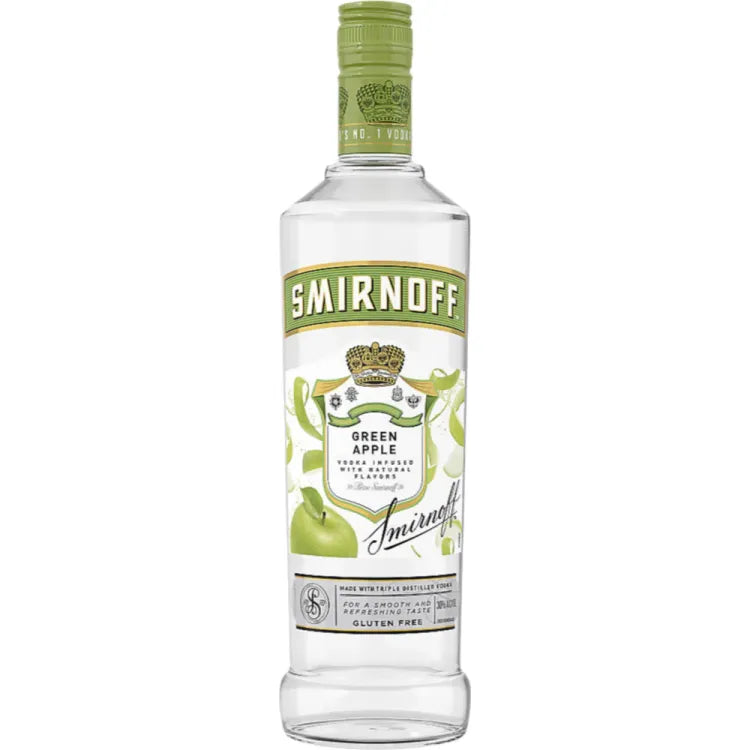 Smirnoff Green Apple Vodka- 750ML