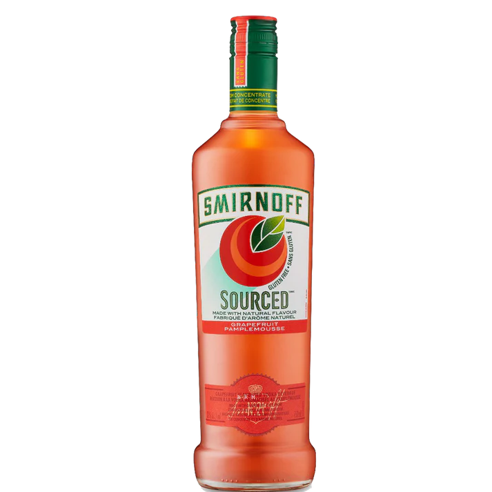 Smirnoff Sourced Ruby Red Grapfruit Vodka - 750ML