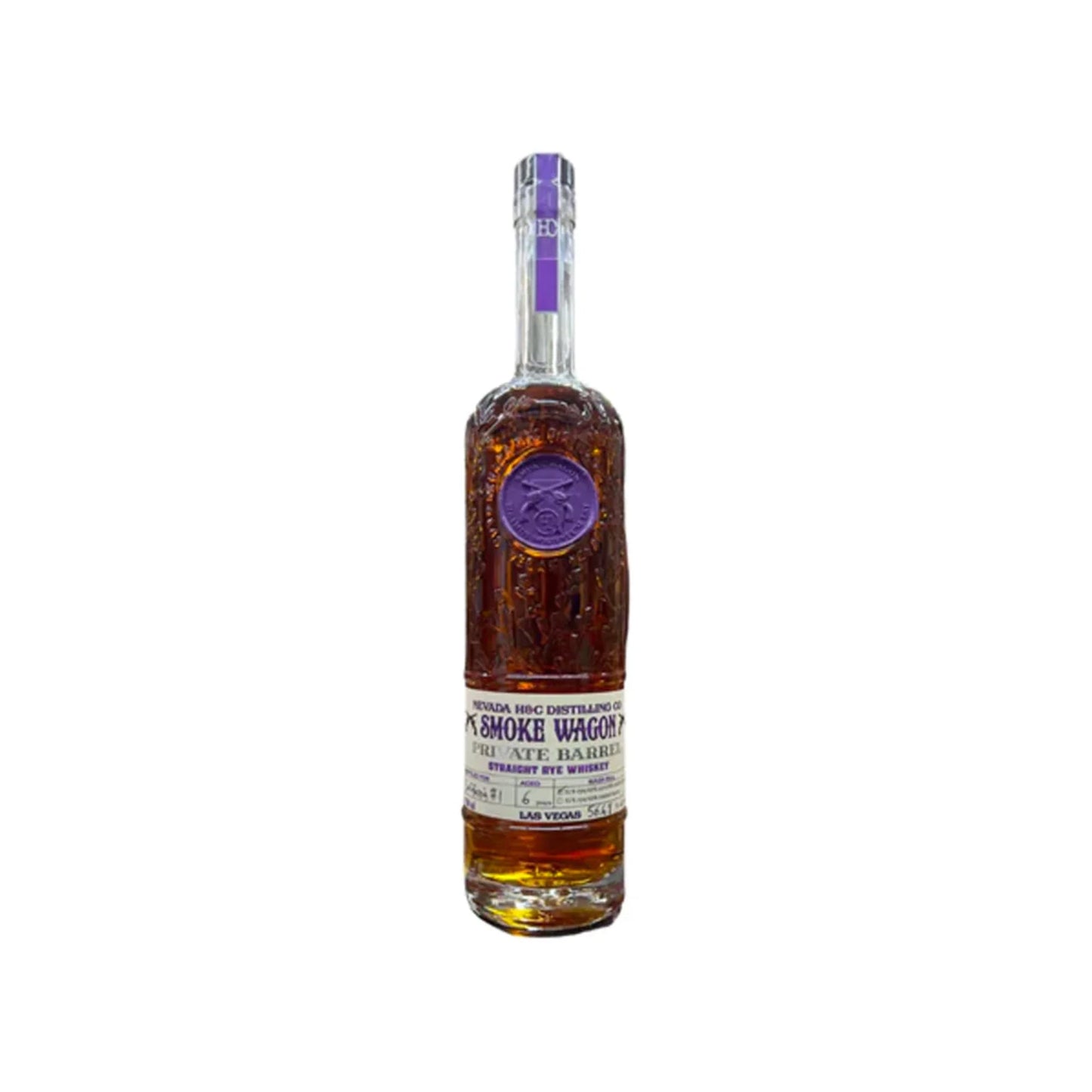 Smoke Wagon Private Barrel 6 Y rye Cypress - 750ML