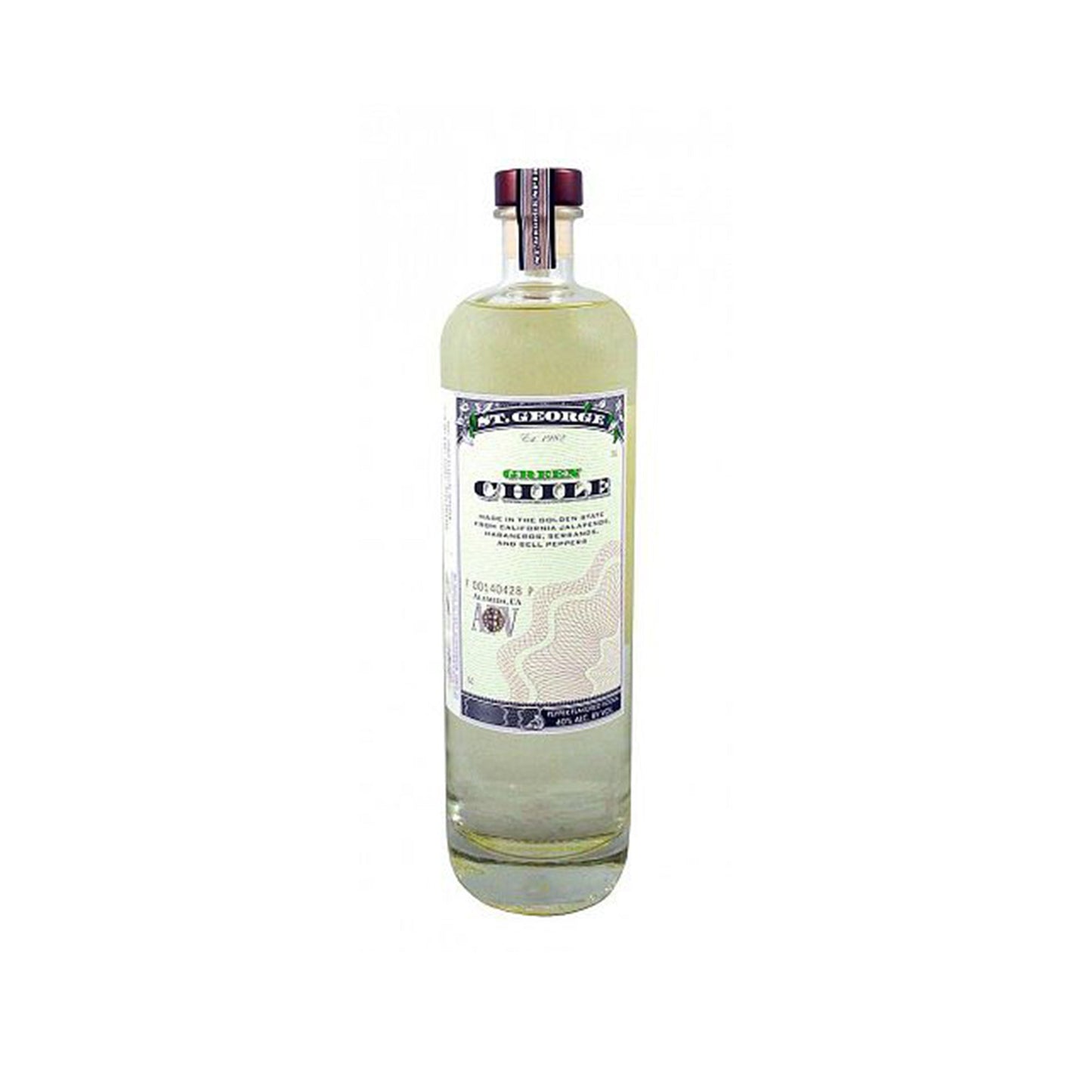 St George Green Chili Vodka - 750ML