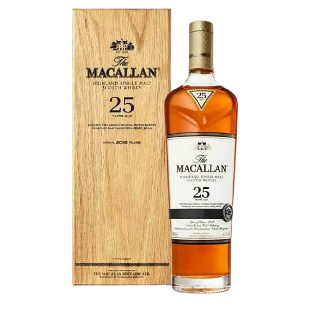 Buy The Macallan Sherry Oak 25 Year Old Single Malt Whisky 750ml | Holiday House Liquor