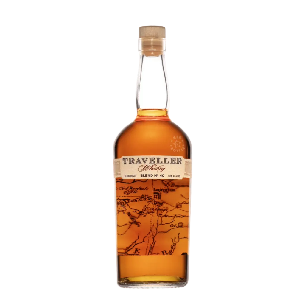 Traveller Blend No. 40 Whiskey by Chris Stapleton 750ML premium American whiskey bottle