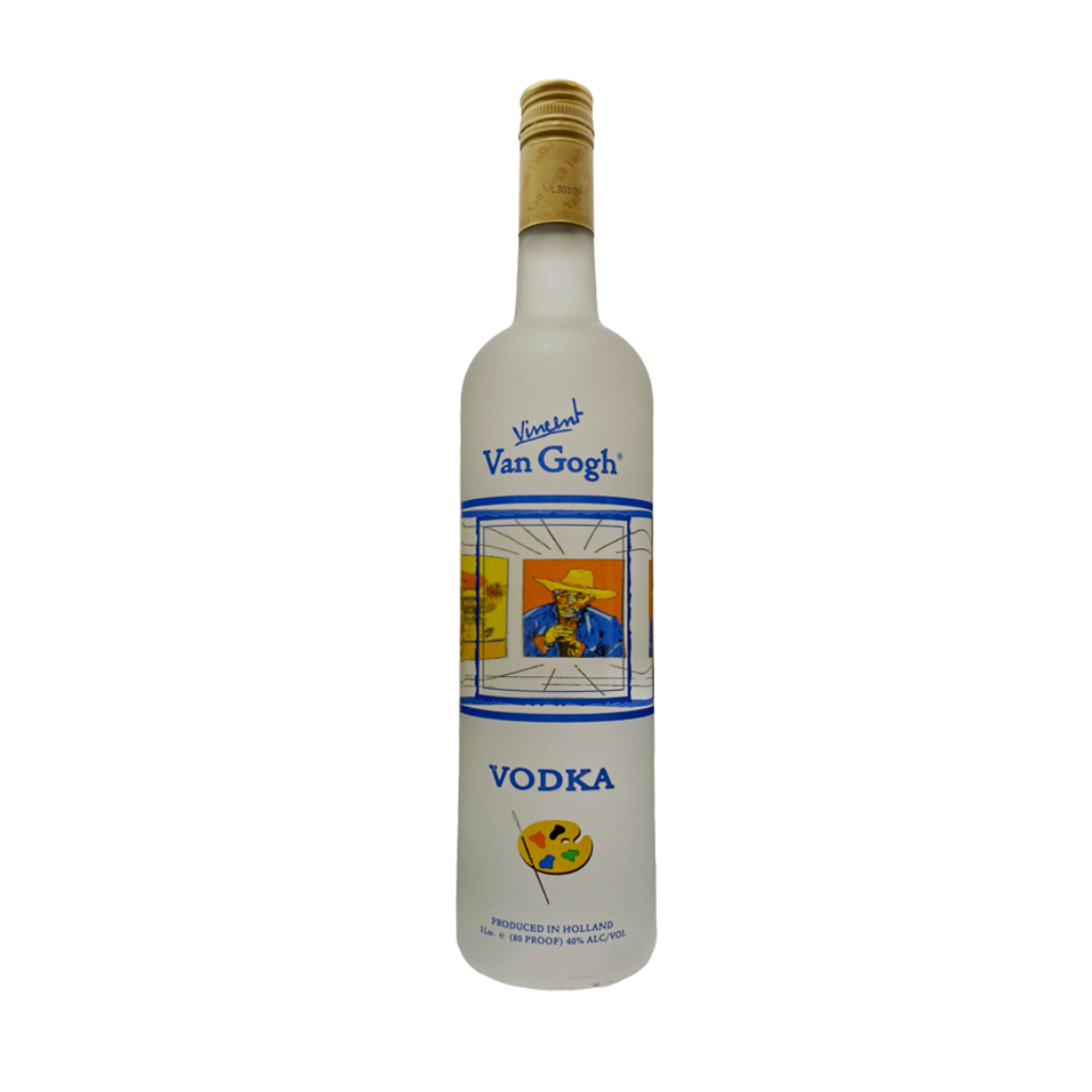 Vincent Van Gogh Classic 80 Proof Vodka 750ml bottle from the Netherlands, premium Dutch vodka with clean modern label