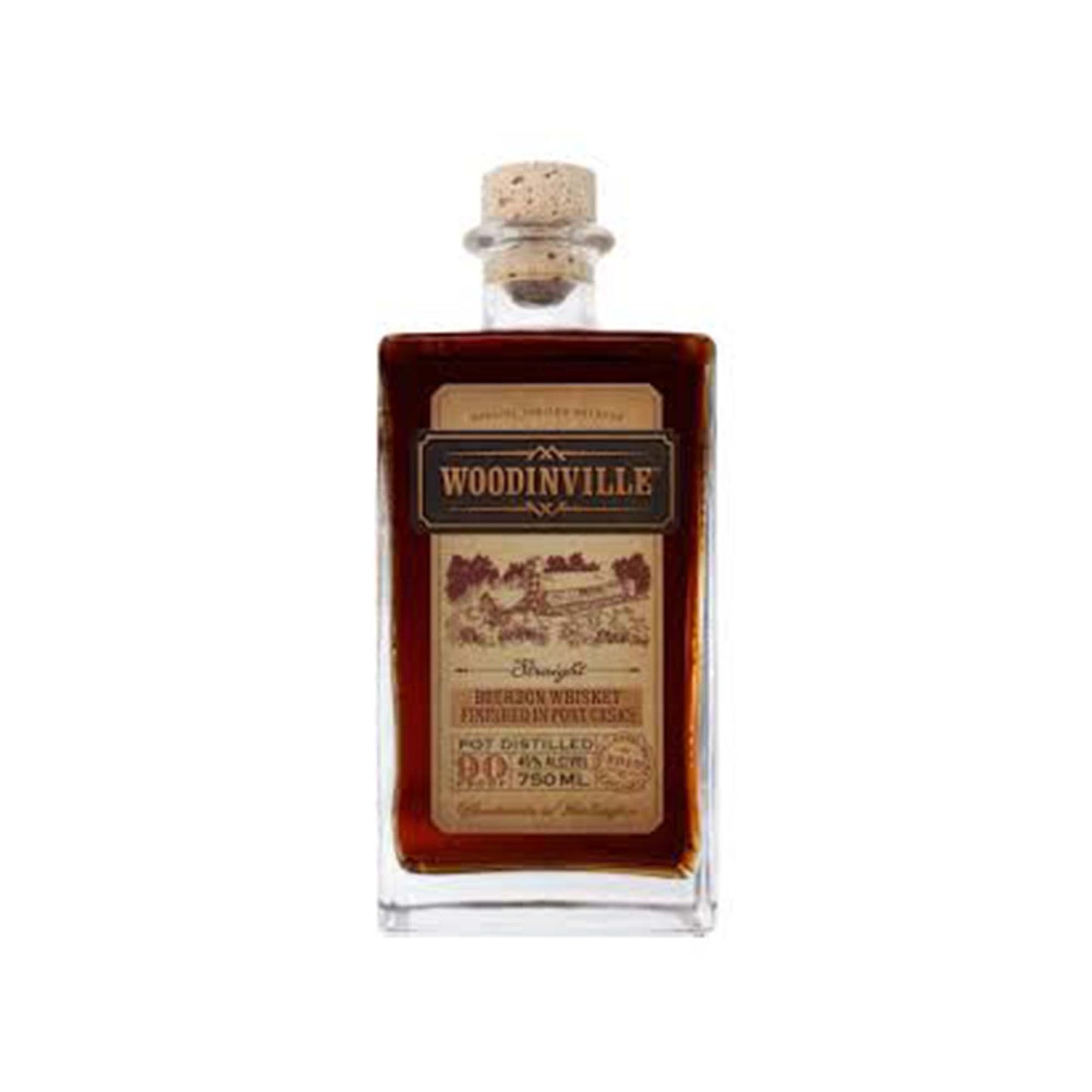 Woodinville Bourbon Finished In Port Casks - 750ML