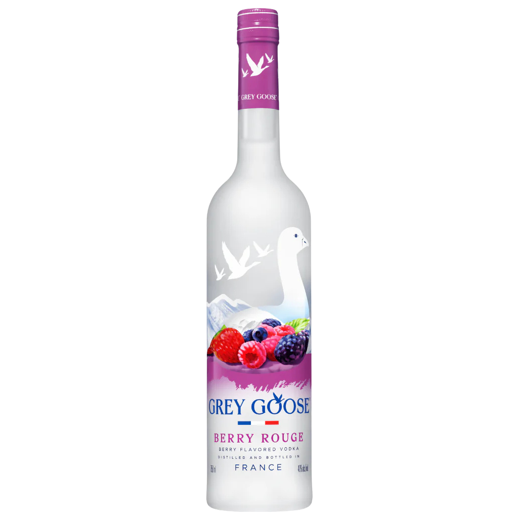 Buy Grey Goose Berry Rouge flavored vodka with red berry infusion made in France Holiday House