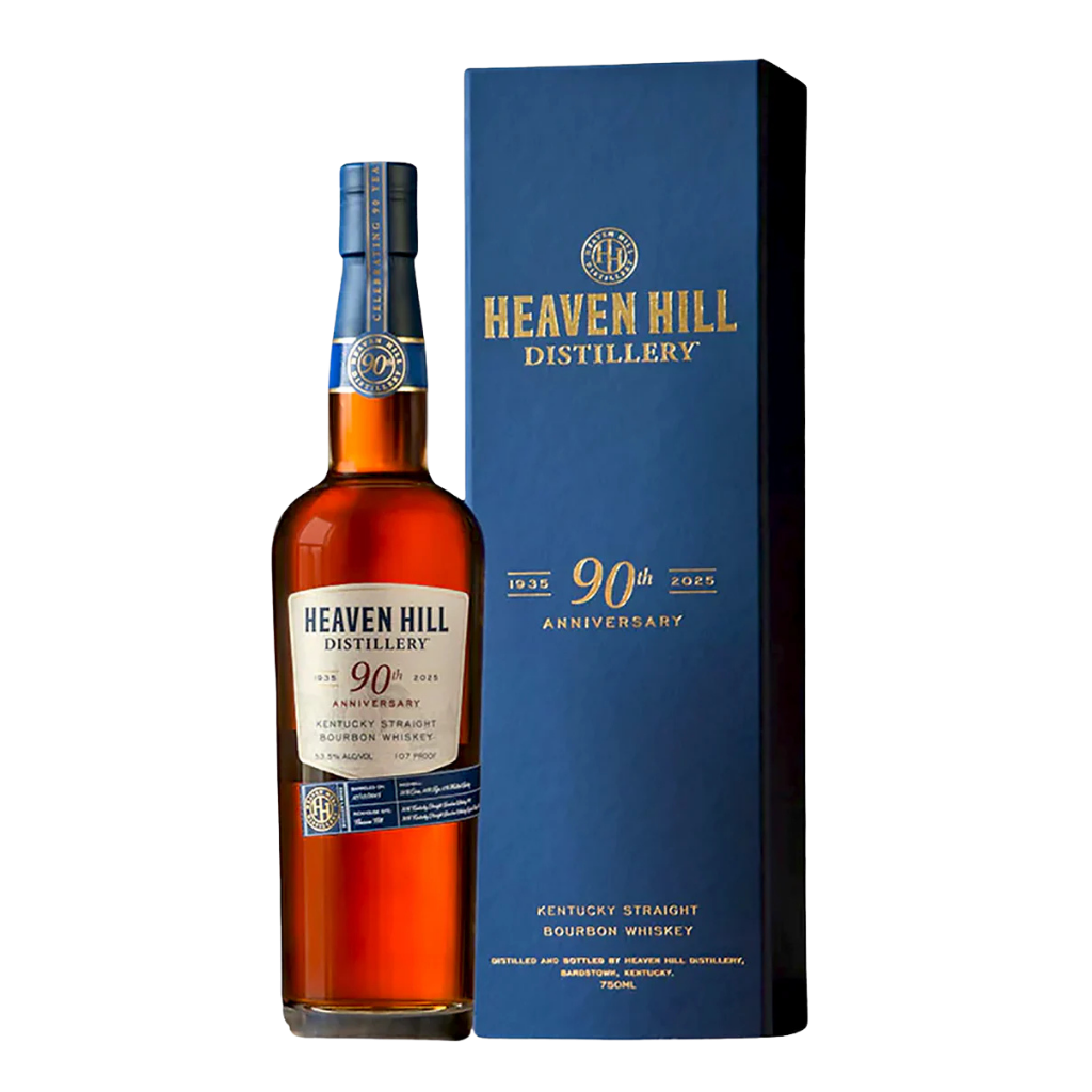 Heaven Hill 90th Anniversary 9 Year Kentucky Straight Bourbon bottle limited edition whiskey