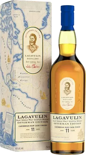 Lagavulin Offerman Edition Caribbean Rum Cask Finish 11 Year Old Single Malt Scotch Whisky - 750ML