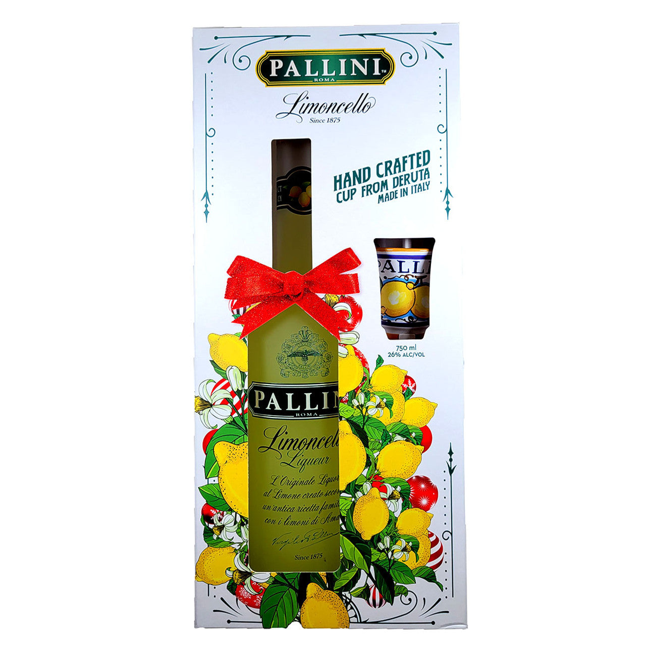 Pallini Lemoncello Gift Box - 750ML .