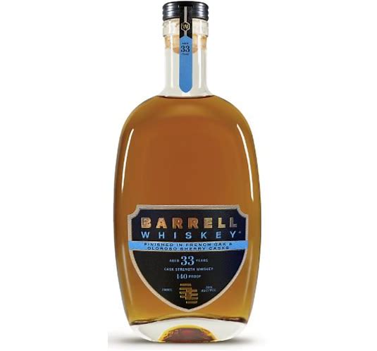 Barrell 33 Year Old Cask Strength Canadian Whiskey 750 ML