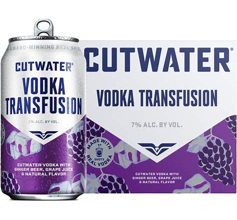 Cutwater Vodka Trasfusion - 4PKC