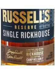 Russell's Reserve Single Rickhouse Limited Release 2023 Kentucky Straight Bourbon Whiskey, USA