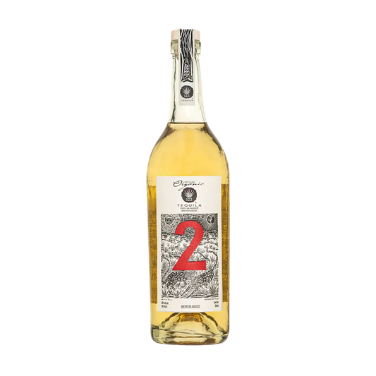 123 Organic Tequila Reposado #2 750ml bottle with handcrafted organic reposado tequila