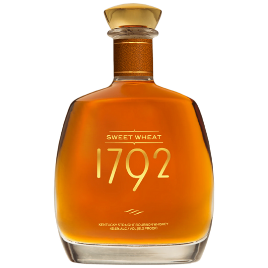 1792 Sweet Wheat Kentucky Straight Bourbon Whiskey 750ml bottle on white background