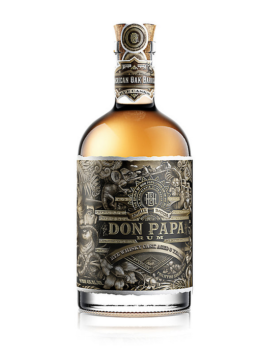 DON PAPA AGED RUM RYE WHISKY CASK AGED SMALL BATCH 5 YR 90-750 ML