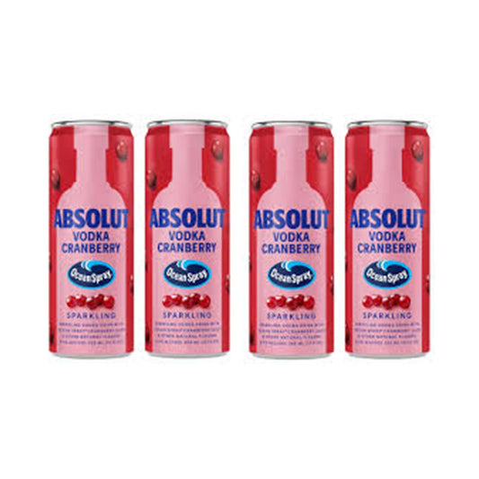 Absolut Cranberry - 4PK