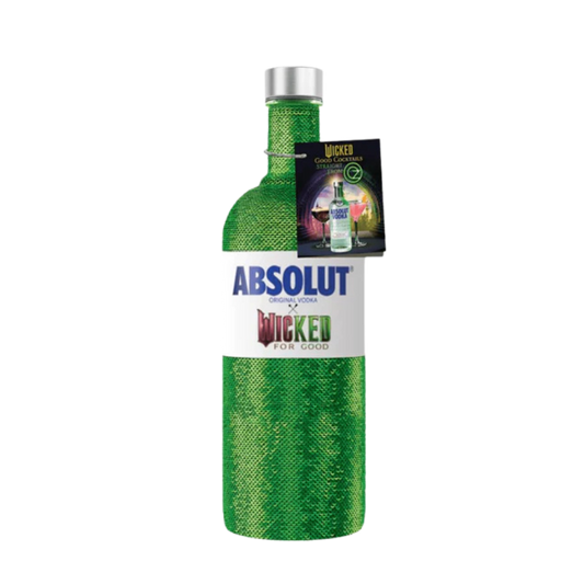 Absolut X Wicked Limited Edition Vodka bottle with collectible artwork