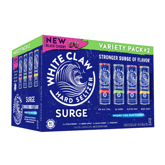 White Claw Surge Hard Seltzer Variety Pack #2 12-Pack 12 oz Cans