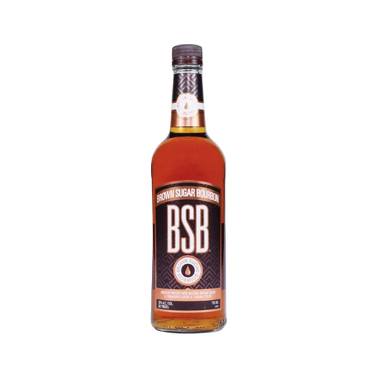 “BSB Brown Sugar Bourbon 750ML bottle with brown sugar and cinnamon whiskey flavor”