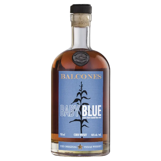 Balcones Baby Blue Corn Whiskey 750ml bottle Texas corn whiskey premium spirits