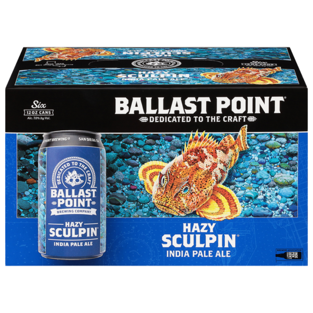 Buy Ballast Point Hazy Sculpin IPA 6pk  - Holiday House Liquor 
