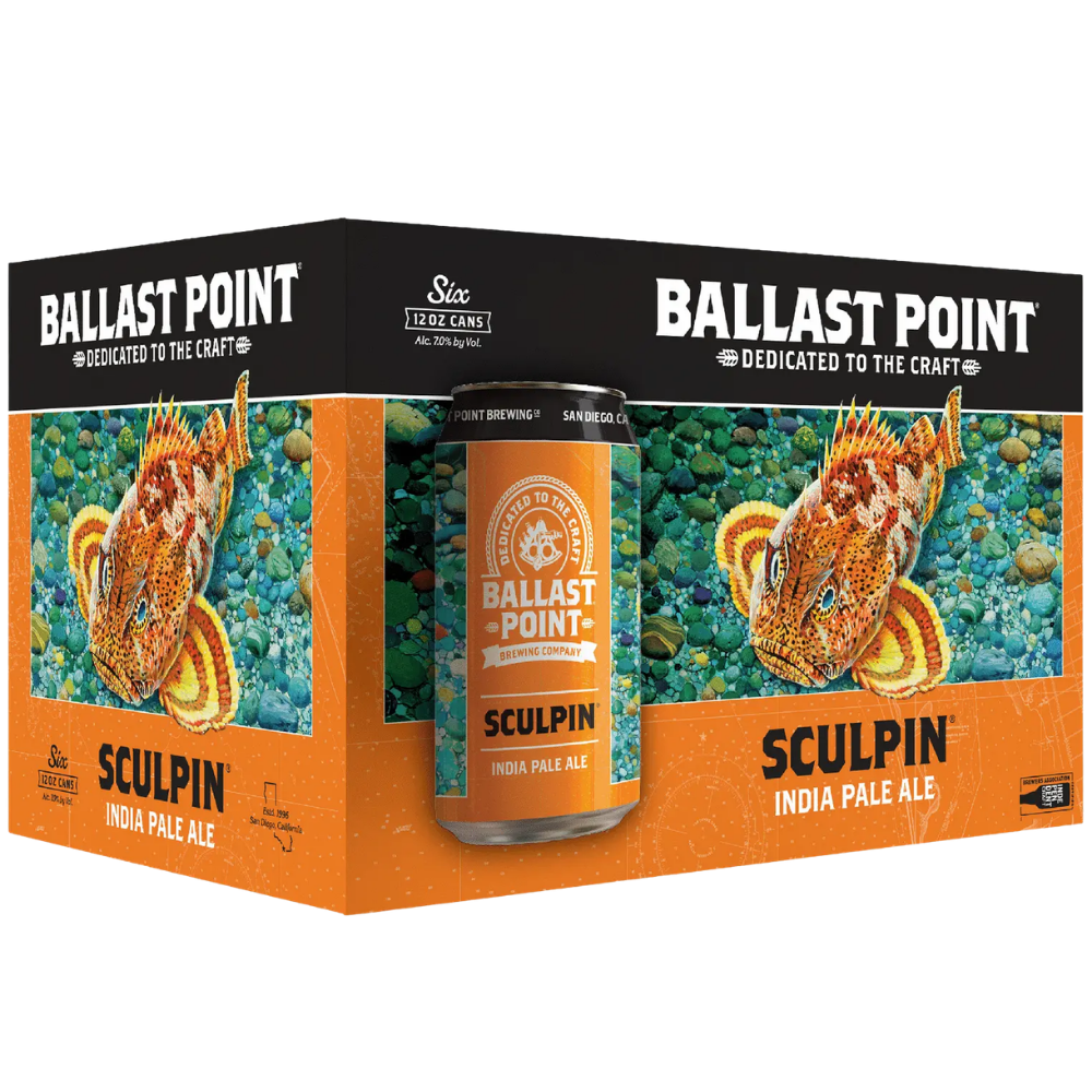 Buy Ballast Point Sculpin IPA 6-Pack - Holiday house Liquor 