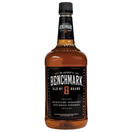 Benchmark Bourbon Old No. 8 1.75 liter Kentucky straight bourbon whiskey bottle