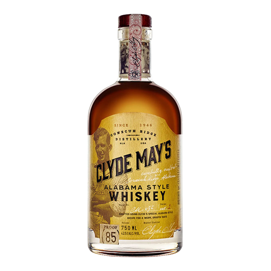 Clyde May’s Alabama Style Whiskey 750ML bottle – premium Alabama whiskey with caramel and oak notes