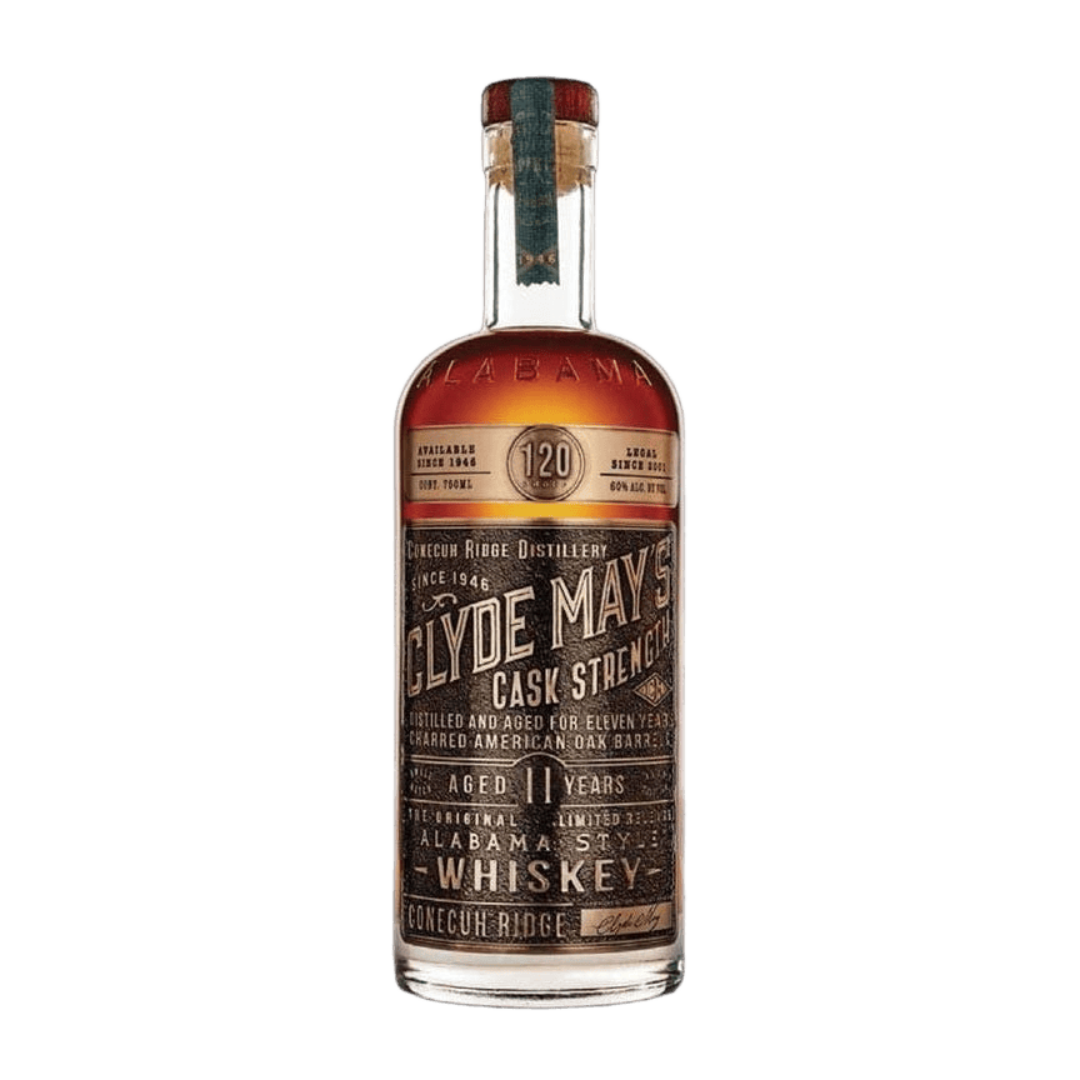 Clyde May's 11 Year Cask Strength Alabama Whiskey 750ML Bottle Front