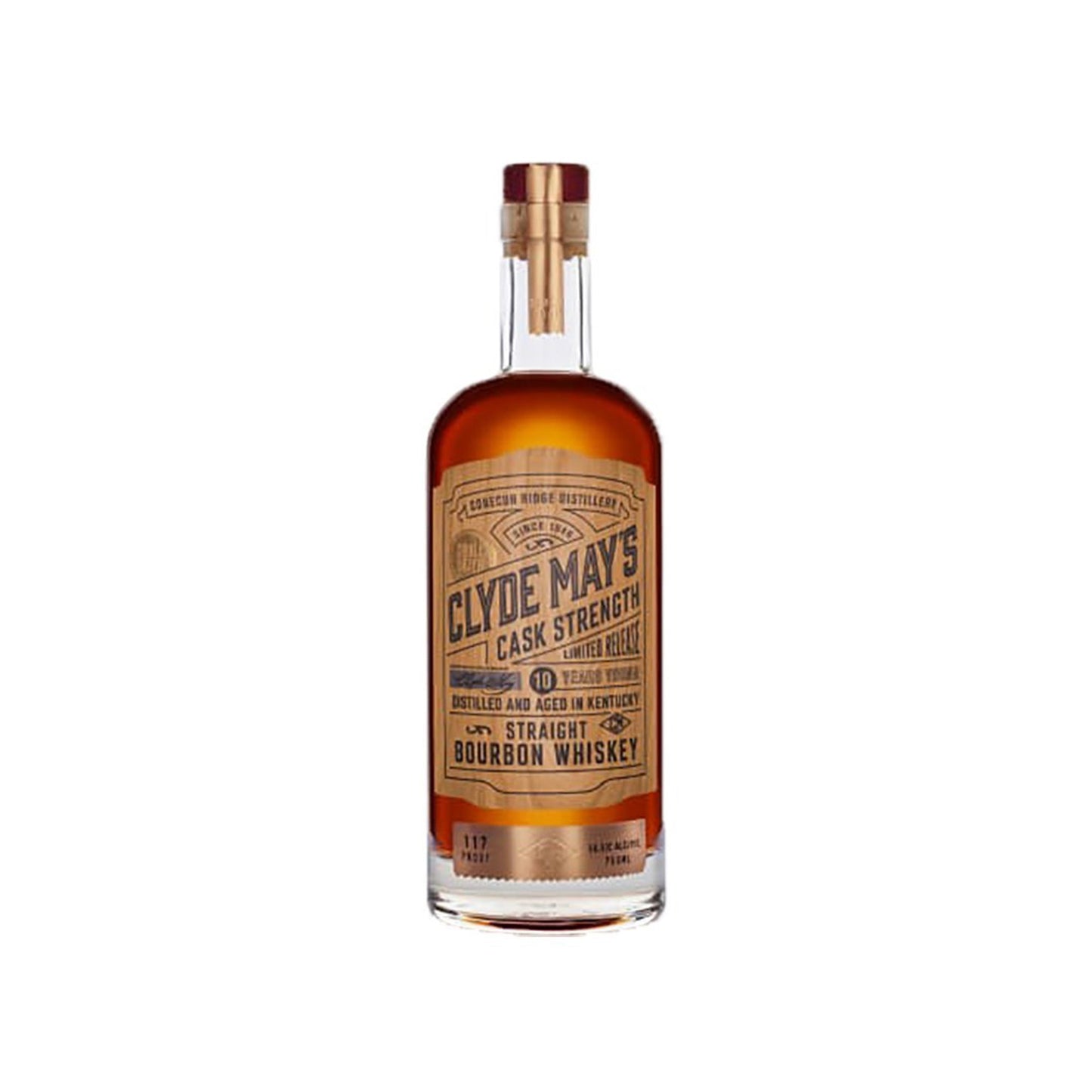 Clyde May's Cask Strength 10yrs Bourbon - 750ML
