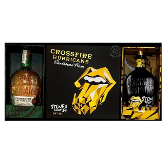 Celebrate rock ‘n’ roll history with the Crossfire Hurricane Caribbean Rum Rolling Stones Gift Set