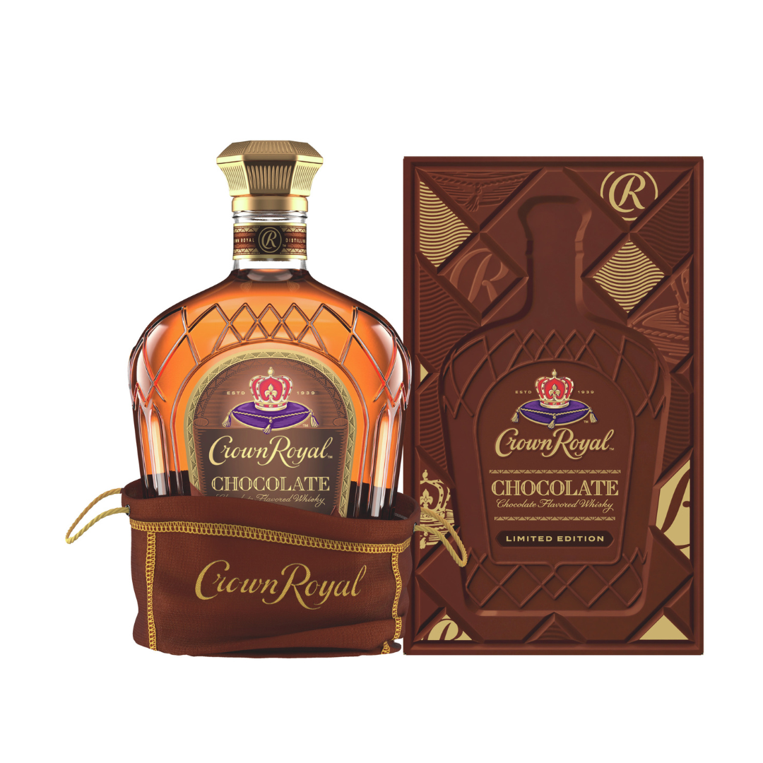 Crown Royal Chocolate Limited Edition 750ml bottle – Canadian whisky infused with rich chocolate flavor