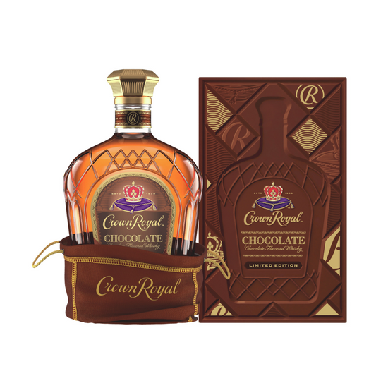 Crown Royal Chocolate Limited Edition 750ml bottle – Canadian whisky infused with rich chocolate flavor