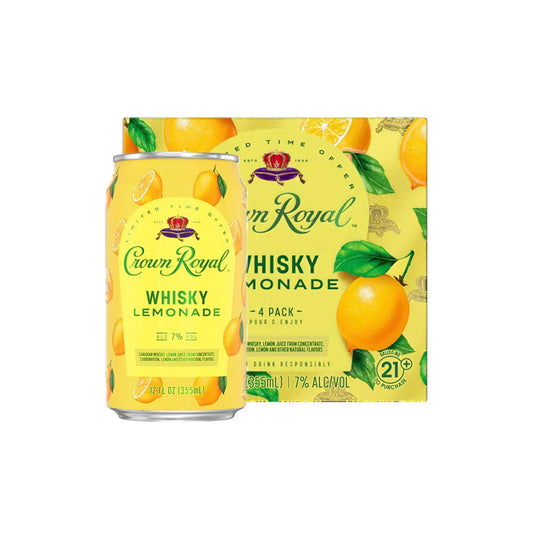 Crown Royal Whisky Lemonade - 4PK